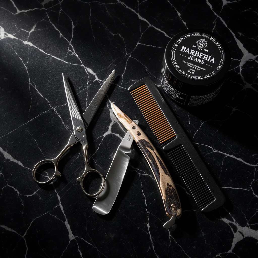 Ambiente de la barbería